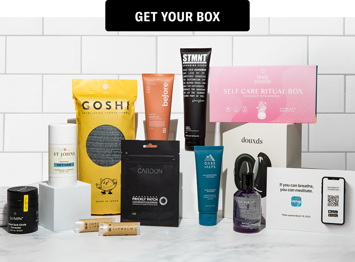 The Spring Box. \\$348+ Value - Yours for only \\$59. Get your box.