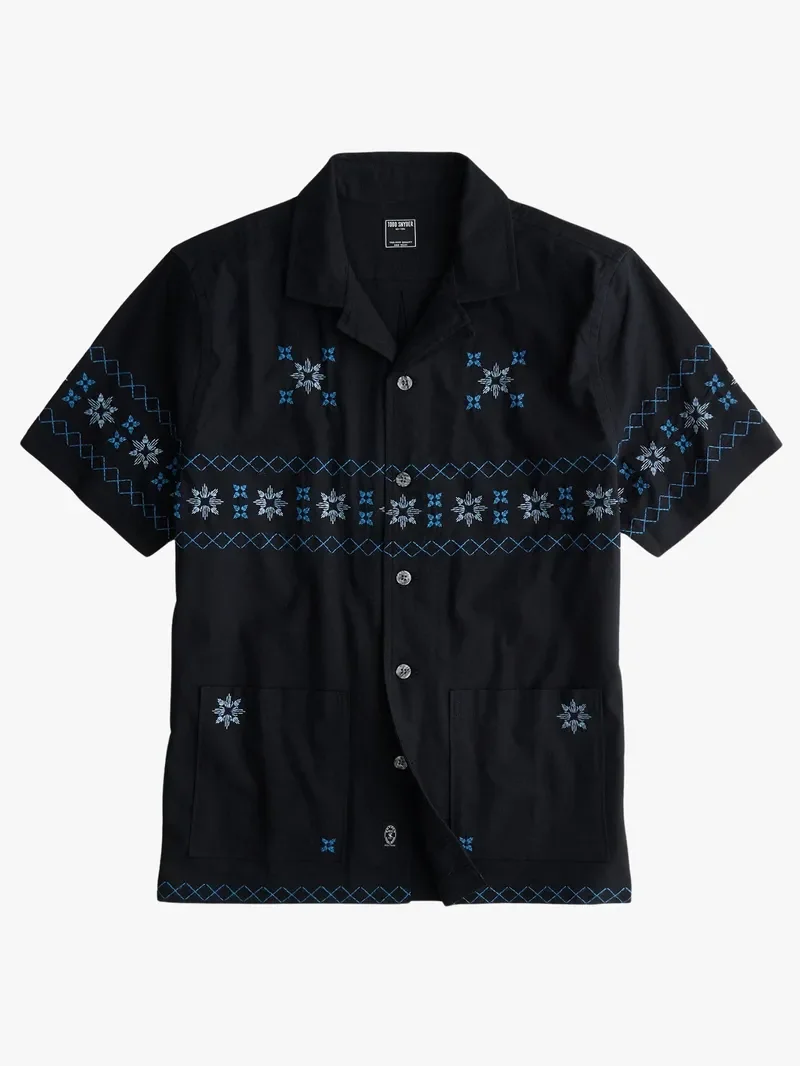 Todd Snyder Embroidered Leisure Shirt
