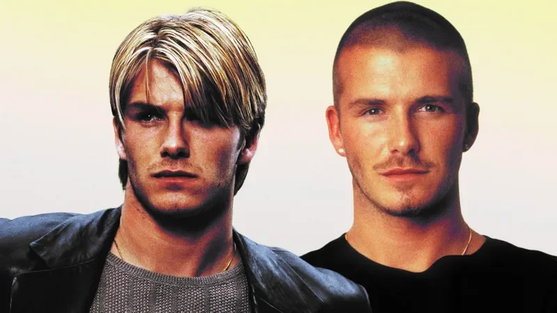 Image may contain: David Beckham, David Beckham, Face, Head, Person, Photography, Portrait, Clothing, Coat, and Jacket