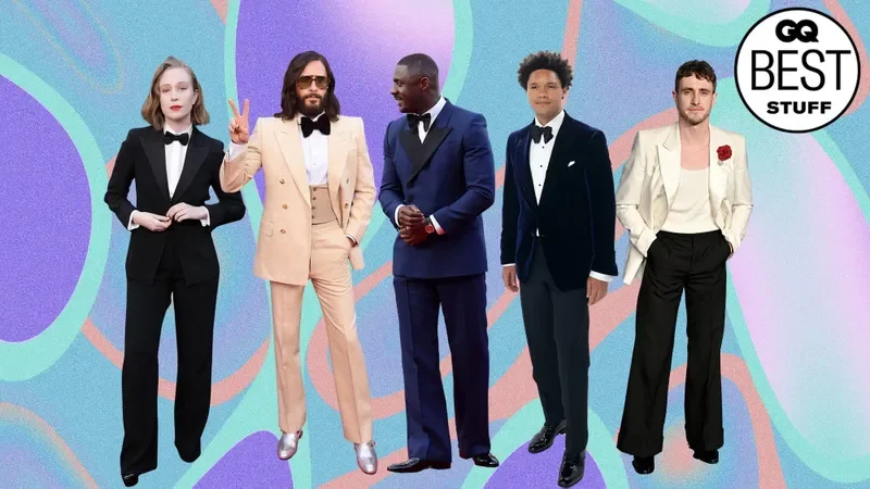 Five celebrities put their spin on the best tuxedo. 