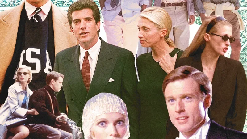 Image may contain: Robert Redford, Mia Farrow, John F. Kennedy Jr., Carolyn Bessette-Kennedy, and Carolyn Bessette-Kennedy