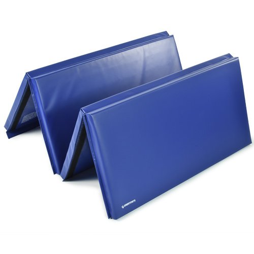 4x8 blue folding gym mat