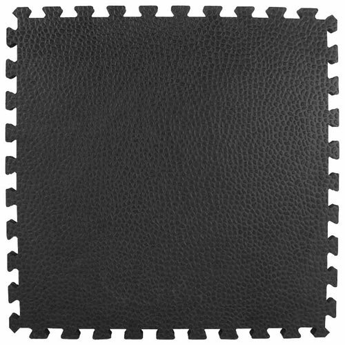black pebble texture mat