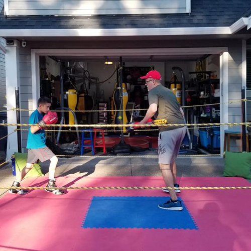 home sport and play portable boxing ring