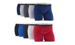 12 Pk Fruit of the Loom Men's Boxer Briefs - Mystery Colors (Sizes Small - 5XL) 