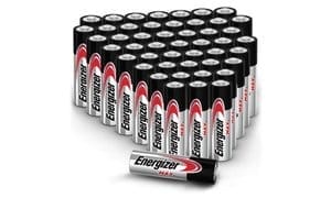 Energizer Max AA or AAA Alkaline Batteries (50-Pack) 
