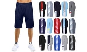 Men's Moisture Wicking Performance Active Mesh Shorts (Sizes, S-2XL)