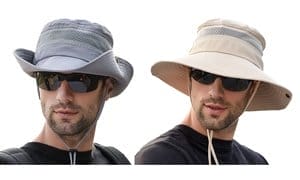 Sun Hat for Men, Summer UV Protection SPF Waterproof Boonie Hat