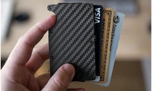 Minimalist Wallet Money Clip Wallet w/RFID Protection 