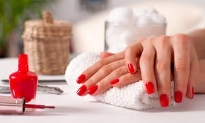 Manicure - Shellac / No-Chip / Gel at The Threading Point Salon (Up to 28% Off)