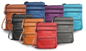 Genuine Leather Crossbody Bags (Multiple Sizes Available)