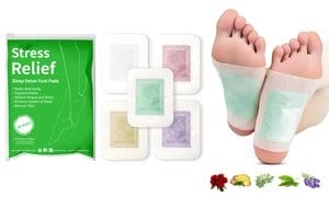 Stress Relief Sleep Detox Foot Pads (15 to 90 Pair Options)