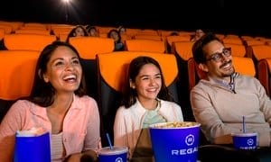 Regal Premiere Movie Ticket and Concession Options