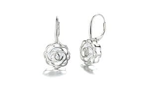 Leverback Rose Earrings with ...
