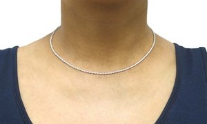 Valentine's Day Italian Solid Sterling Silver Chain Collection