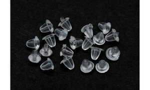 20 Pack Silicone Earring Backs