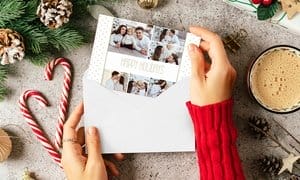 Up to 86% Off Personalized Flat Greeting Cards from Printerpix