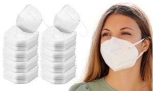 Multilayer KN95 Non-Woven Breathable Face Masks with Nose Bridge (5 - 200-Pack)