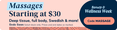 Massages starting at \\$30