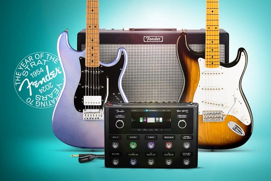 Fender® 70th Anniversary Strat® Sweepstakes. Now thru May 1. Enter Now