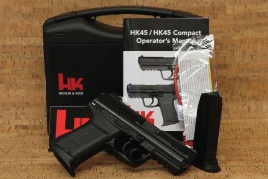 Heckler & Koch HK45C V1 COMPACT 45 ACP 8+1 3.94" W/ 2 MAGS SAFETY DECOCKER