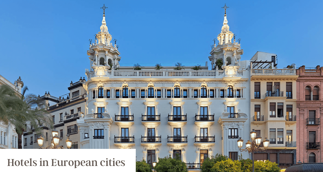 Hotels in European cities 
