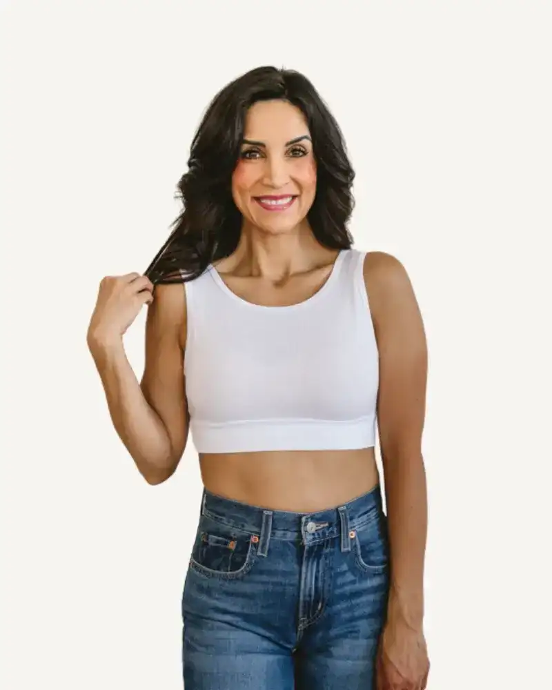 Image of Classic Wide Strap Tank Halftee