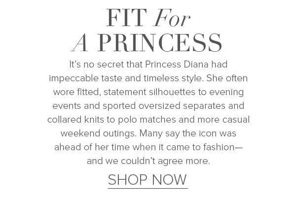 Fit For A Princess