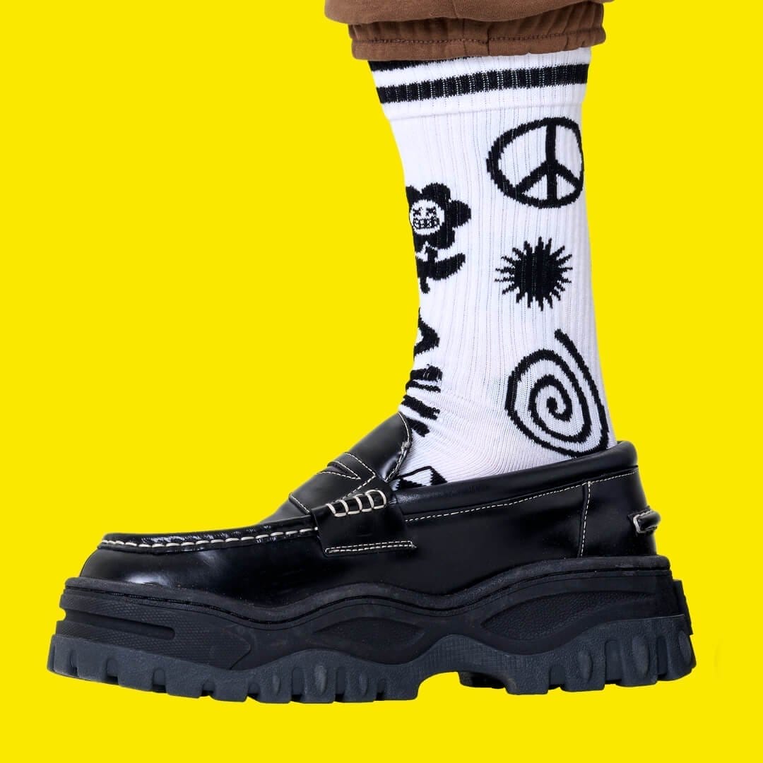 Random Rave Sneaker Sock