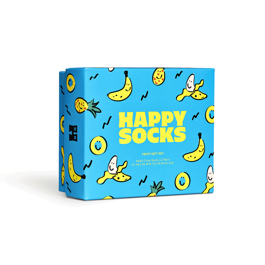 2-Pack Fruits Socks Gift Set