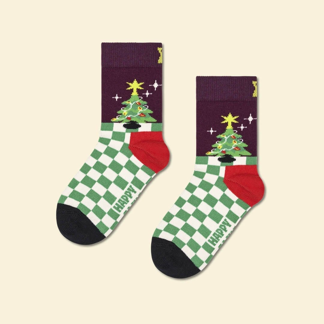 Kids Christmas Tree Sock