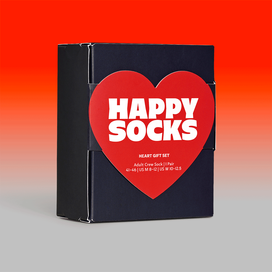 1-Pack Heart Socks Gift Set