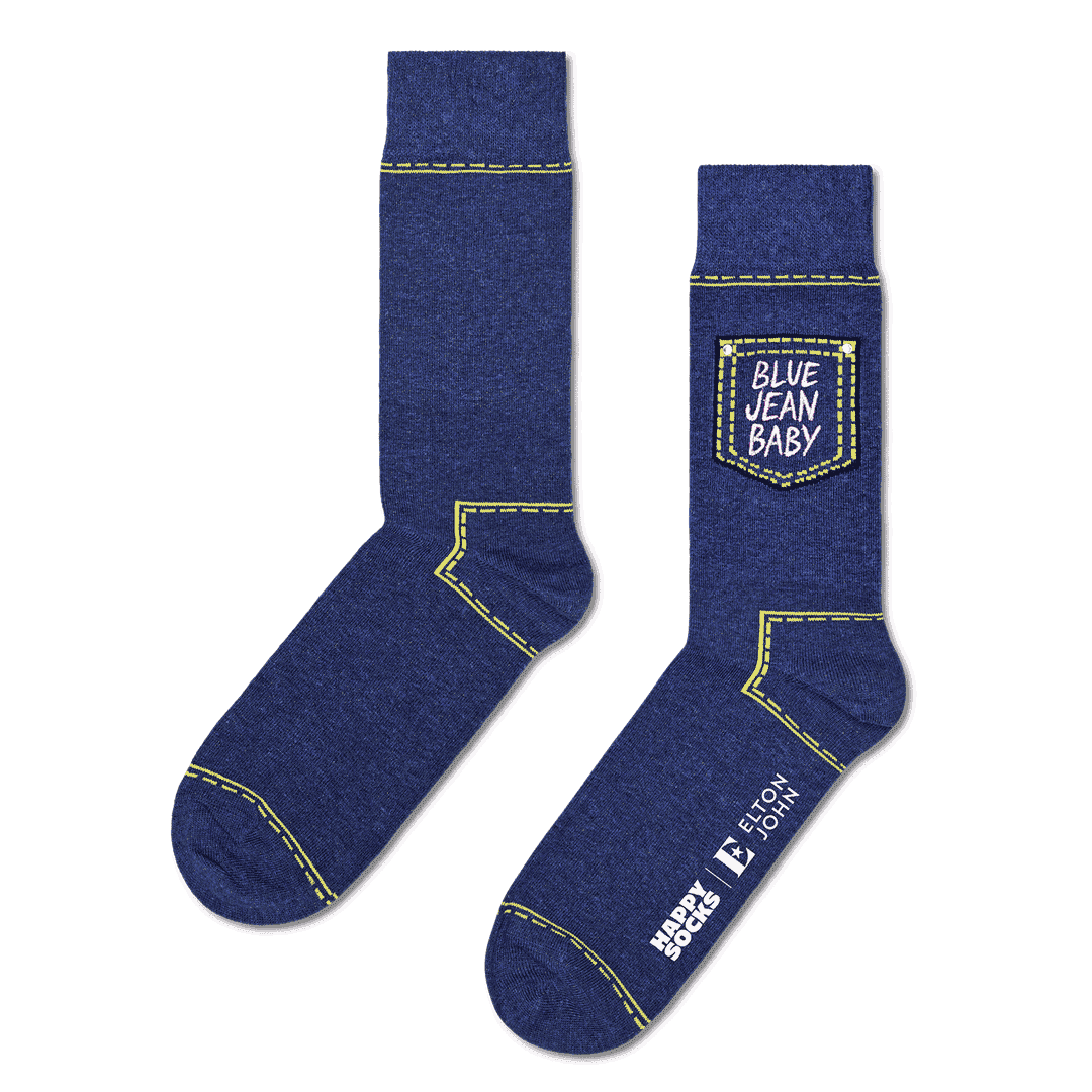 Blue Jean Baby Sock
