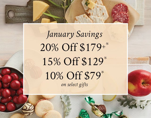January Savings - Save 20%