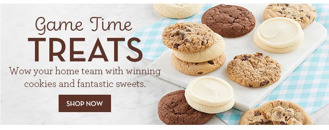 Game Time Treats - Wow your home team with winning cookies and fantastic sweets.