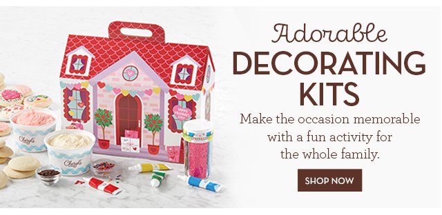 Adorable Decorating Kits - Make the occasion memorable with a fun activity for the whole family.