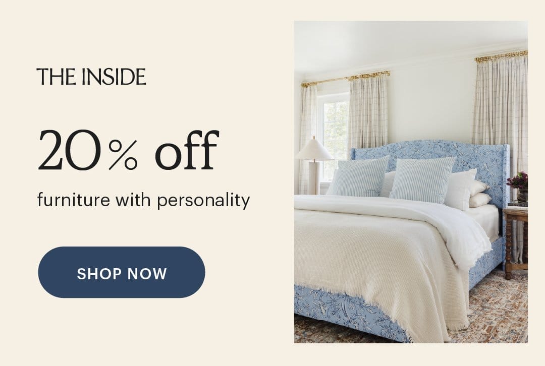 Shop up to 20% off The Inside