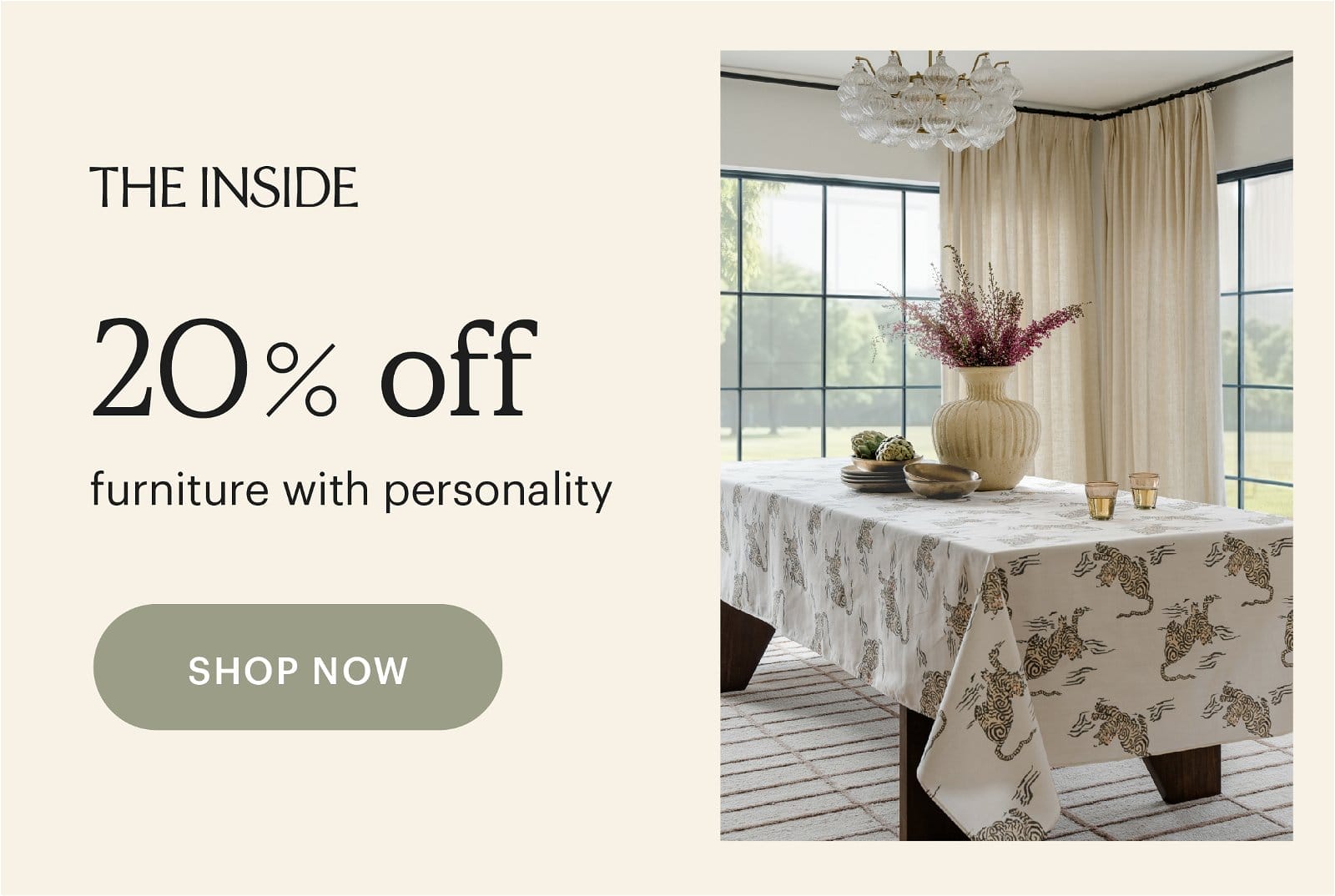 Shop up to 20% off The Inside