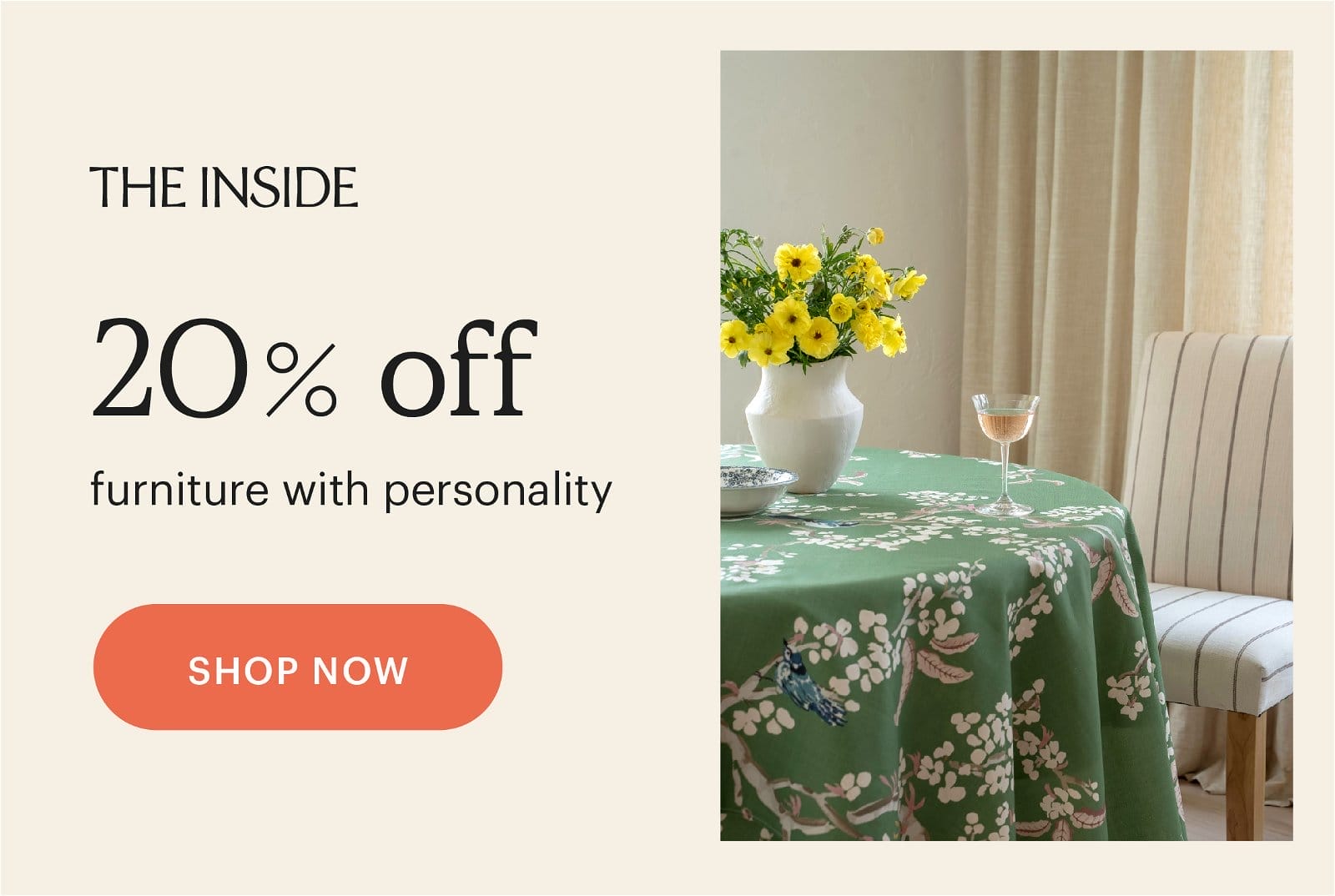 Shop up to 20% off The Inside