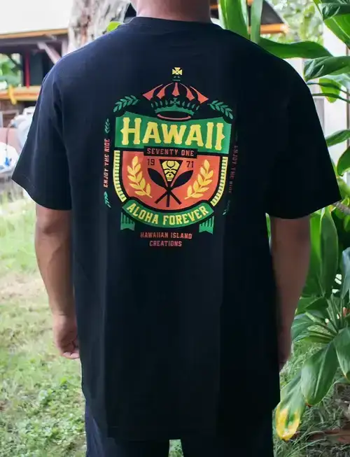 HIC Aloha Forever Crest Tee