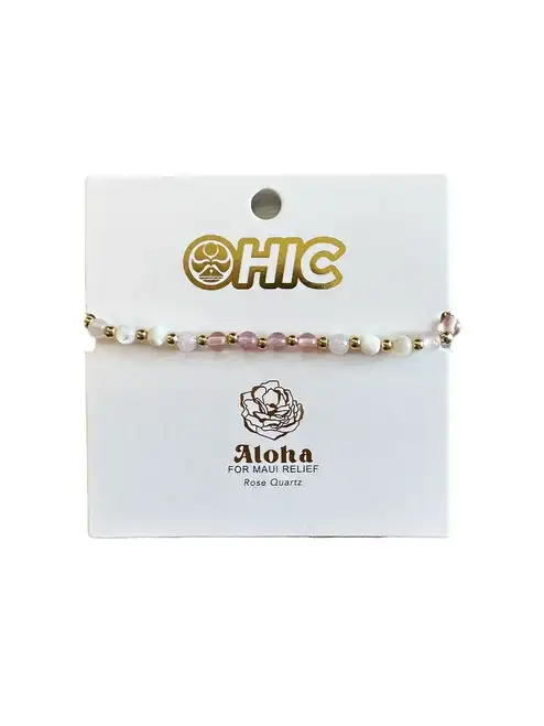 Lotus & Luna x HIC 4mm Maui Healing Bracelet