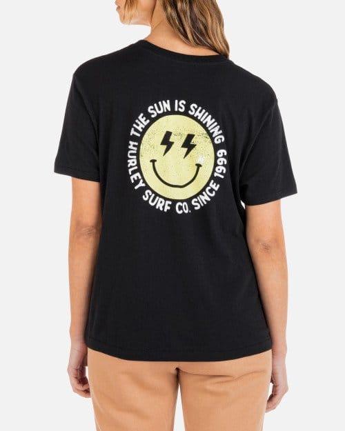 Hurley Sunshine Smiley Girlfriend T-shirt