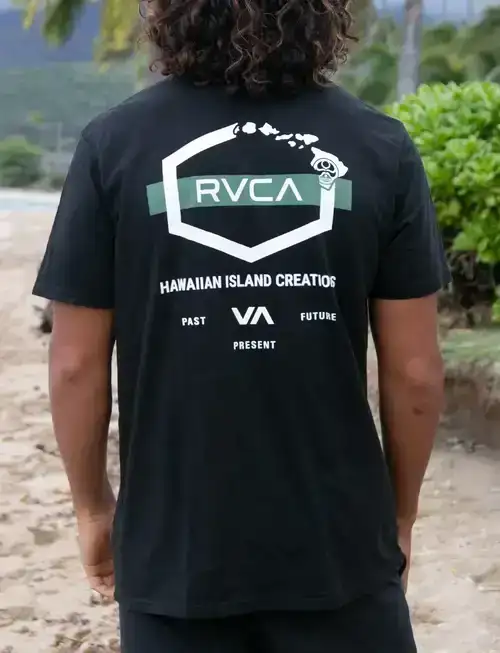 RVCA x HIC Tri Balance Tee- Black