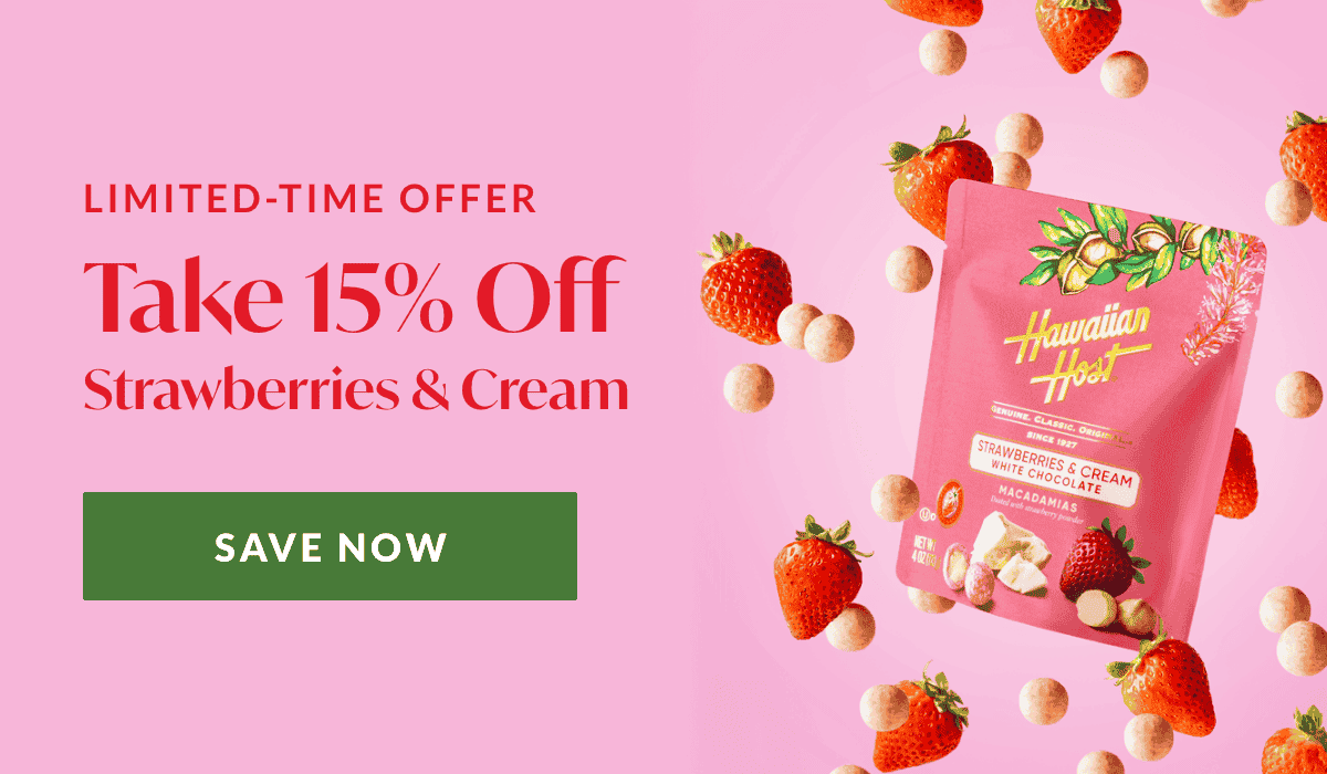 Limited-Time Offer - 15% OFF Strawberries & Cream