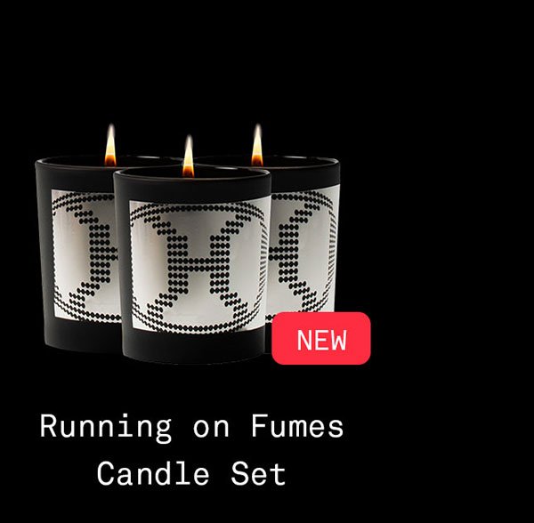 Running on Fumes Candle Set