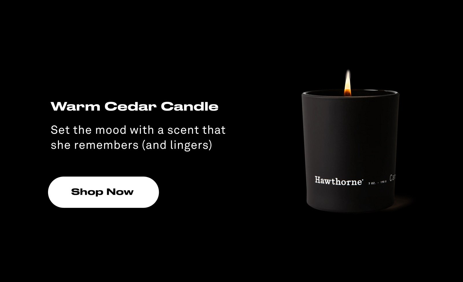 Warm Cedar Candle
