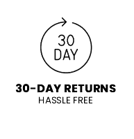 30-Day Returns, Hassle Free