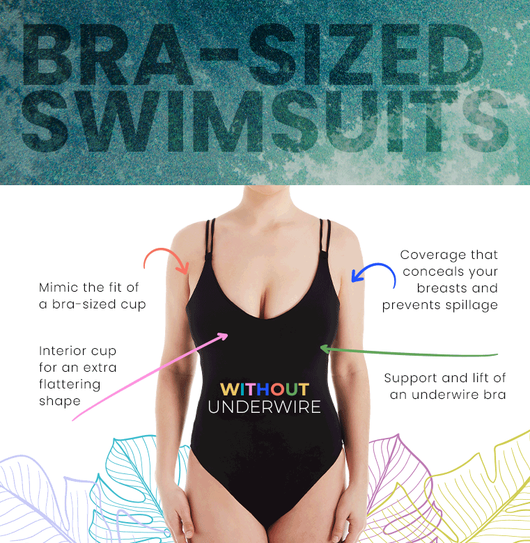 bra sized swim