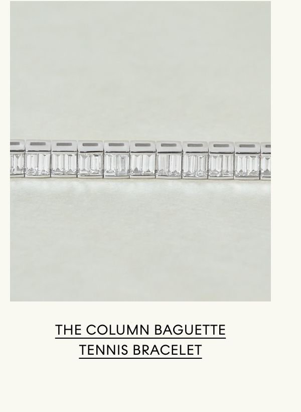 The Column Baguette Tennis Bracelet