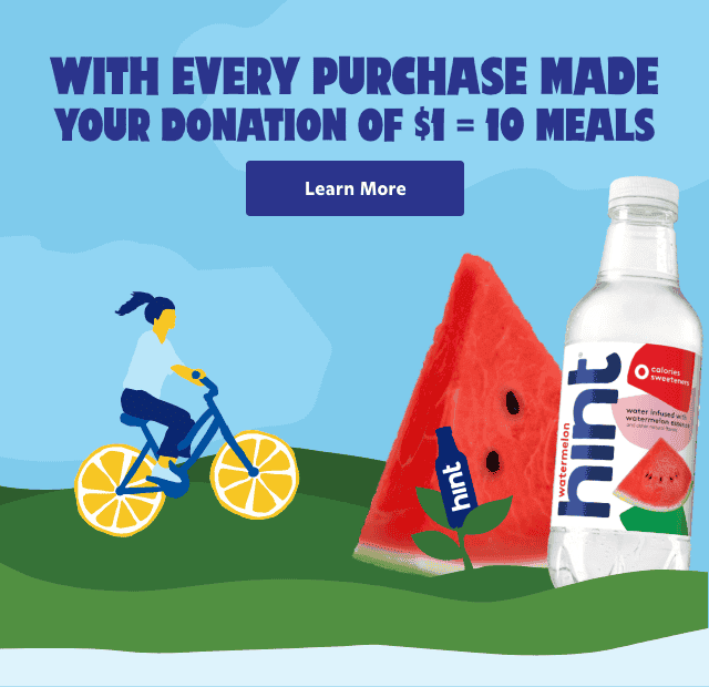 With every purchase made your donation of \\$1 = 10 meals